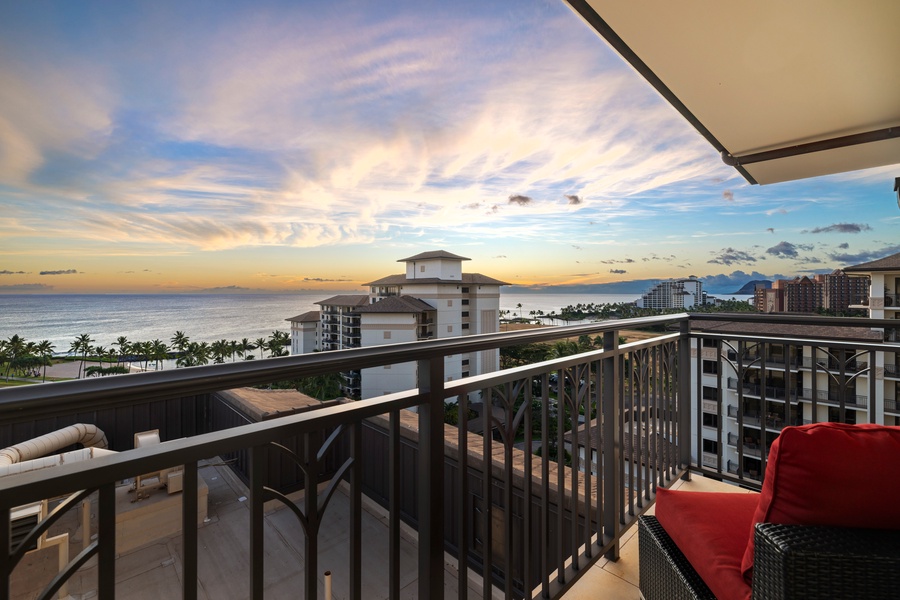 Enjoy your morning coffee on the lanai with a view.