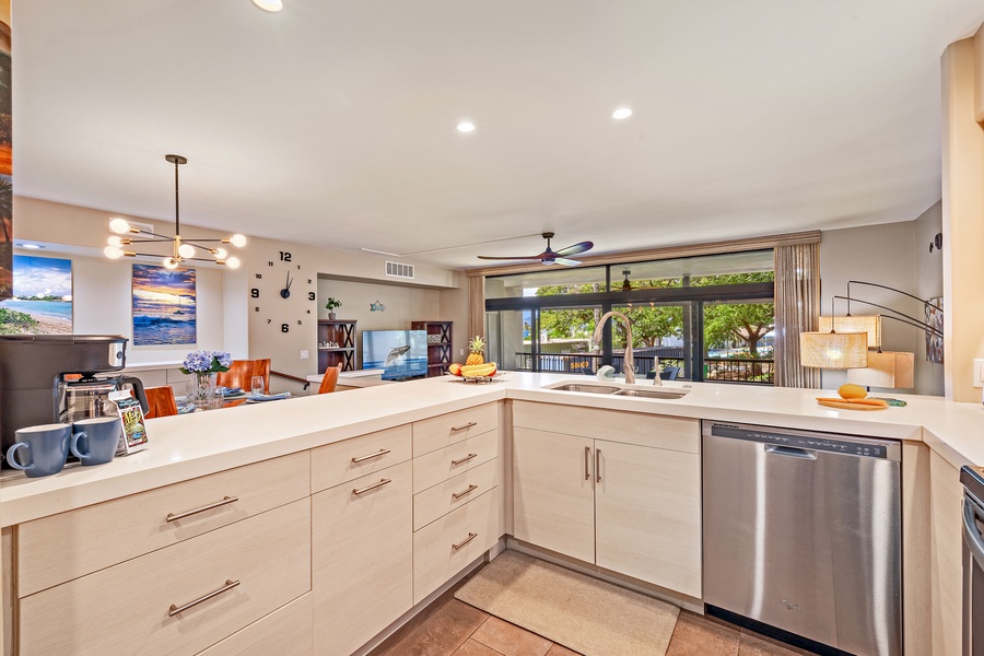 Spacious kitchen for making meals in a breeze.