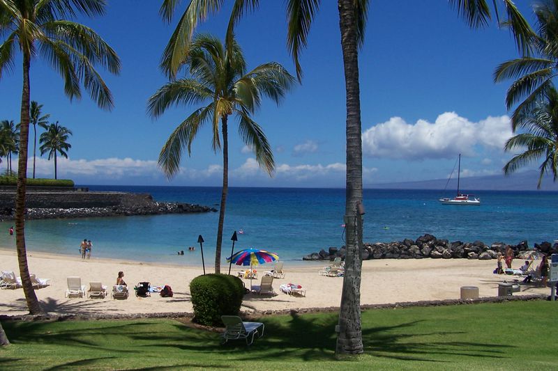 Enjoy relaxing in the sun or shade or have lunch at Napua.