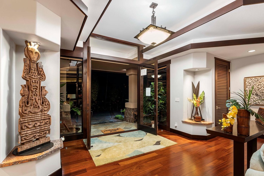 Foyer of this magnificent home