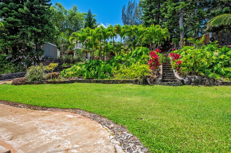 Enjoy the seclusion of your beautifully landscaped private yard