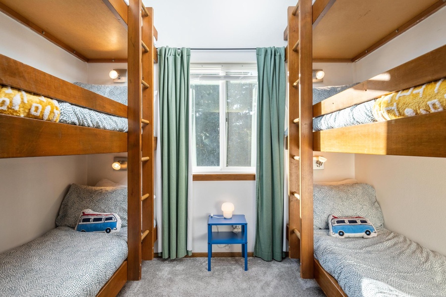 Bunk beds for six! Perfect sanctuary of the little ones!