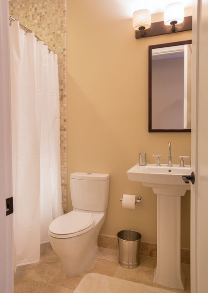 Third bathroom, located right outside third bedroom.