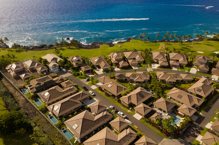 Aerial views of Holua Kai Oceanfront Community