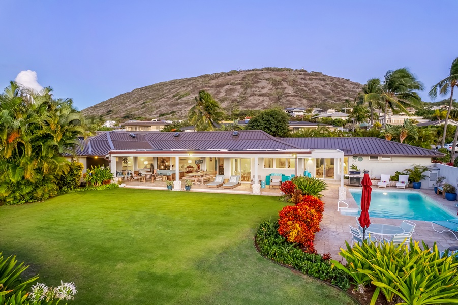 The Villa from above