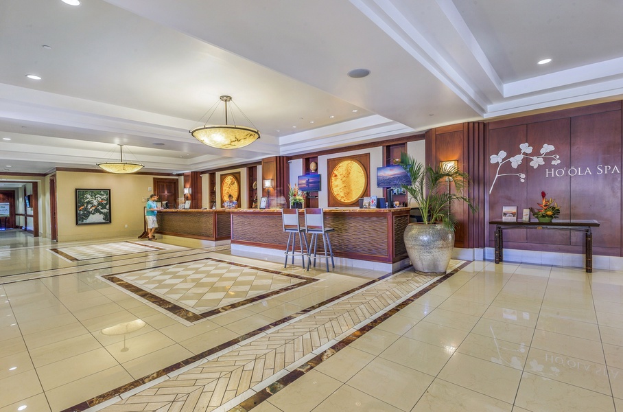 Check-in at the beautifully appointed reception, where your stay begins with warm hospitality.