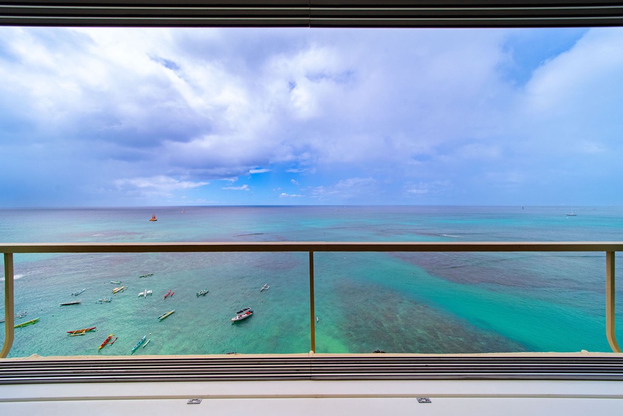 Expansive ocean view from your room—start each day inspired by the tranquil, endless blue of the sea.