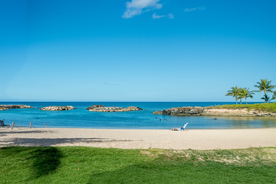 Ko Olina's world famous lagoons are great for swimming and snorkeling.