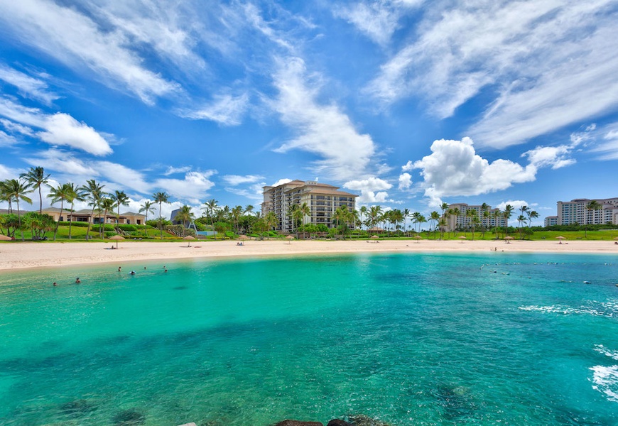 Spend a day at nearby Ko Olina beach lagoons; your perfect Hawaiian retreat awaits!