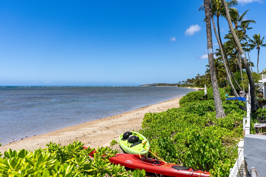 Plenty of beach amenities to enjoy.