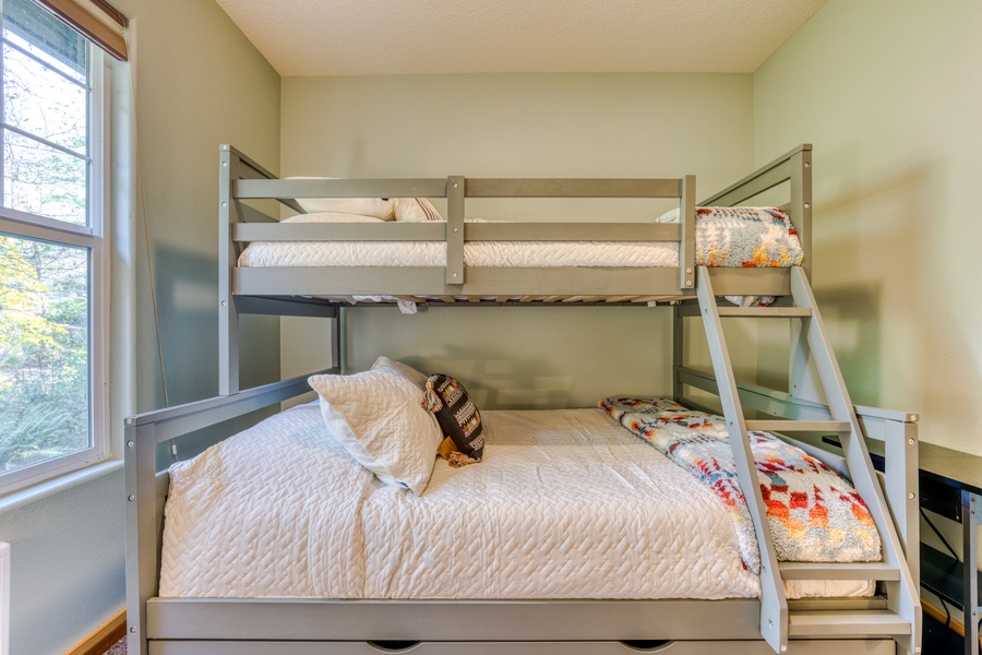 Get all of the kids together - This bunk bed sleeps 3