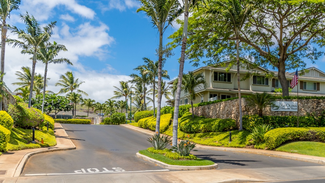 Entrance to Ko Olina Hillside Villas.