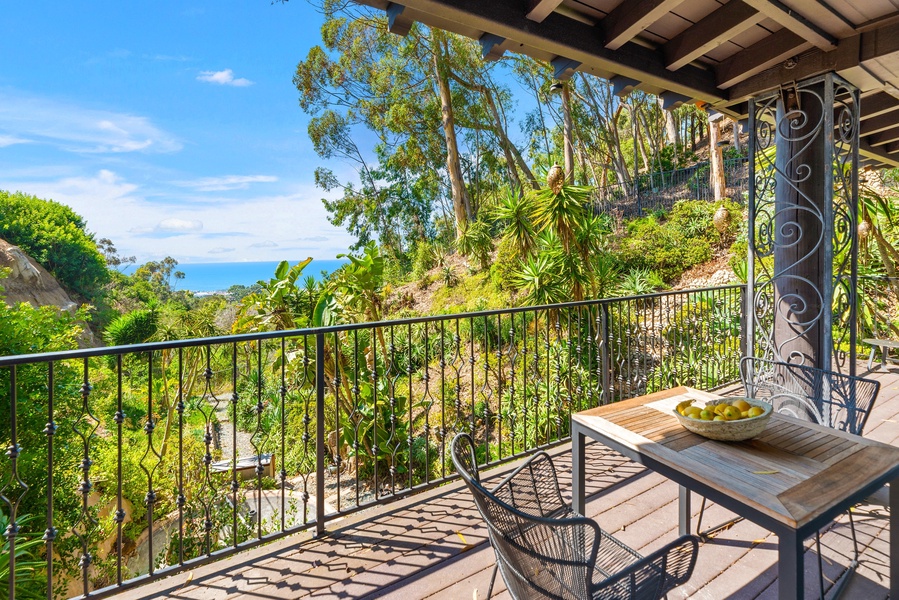 Start your day right on the furnished balcony, sipping morning coffee with a view.