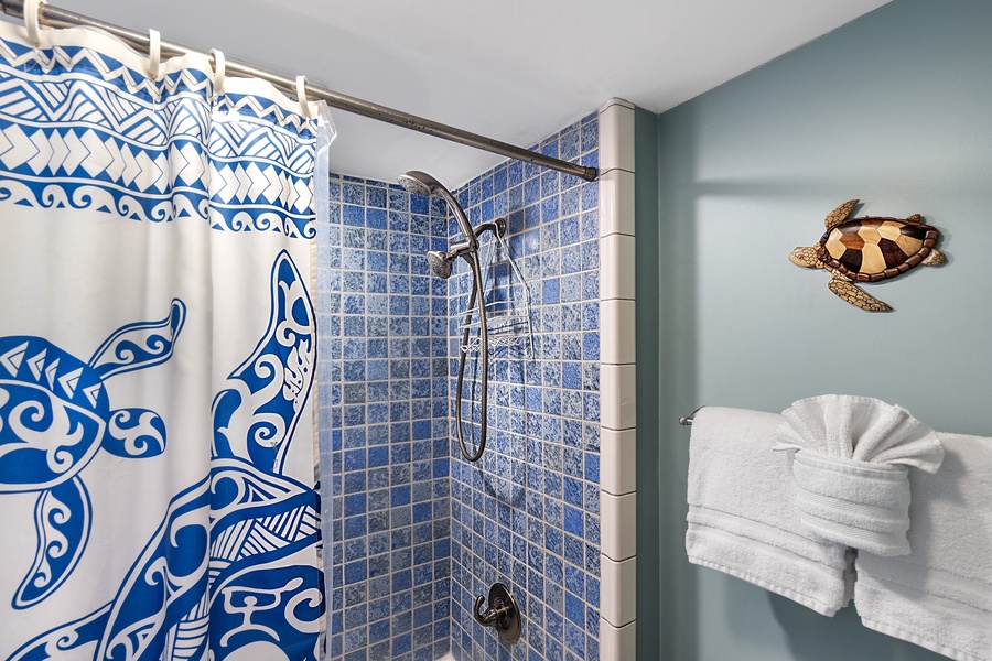 Guest bathroom tub/shower combo