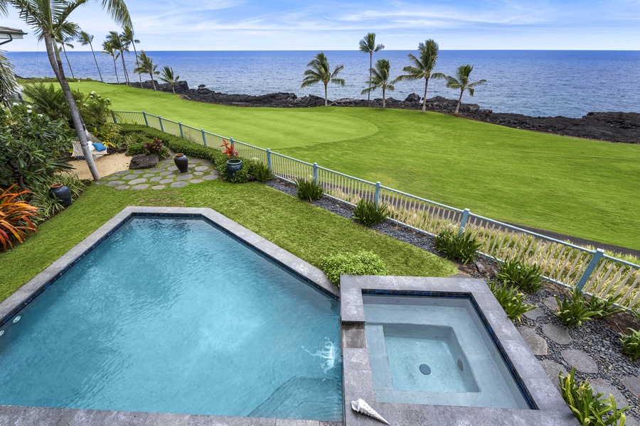 View from the pool on the Primary Lanai