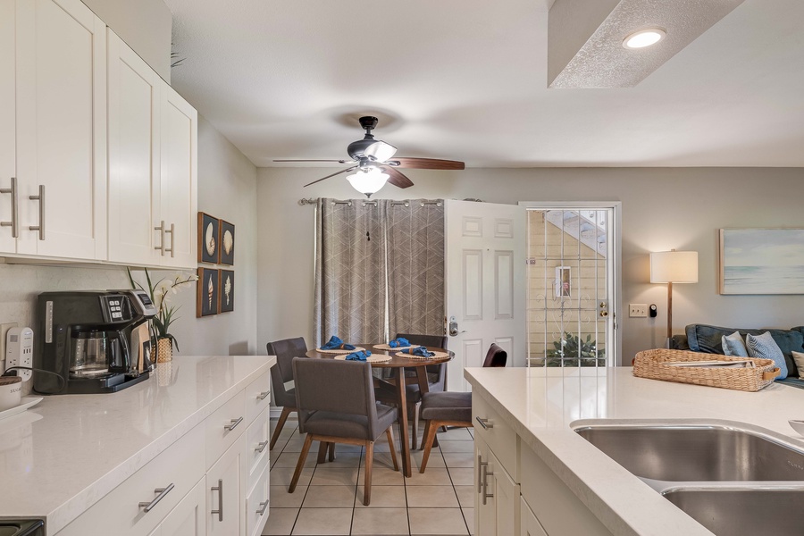 View from kitchen