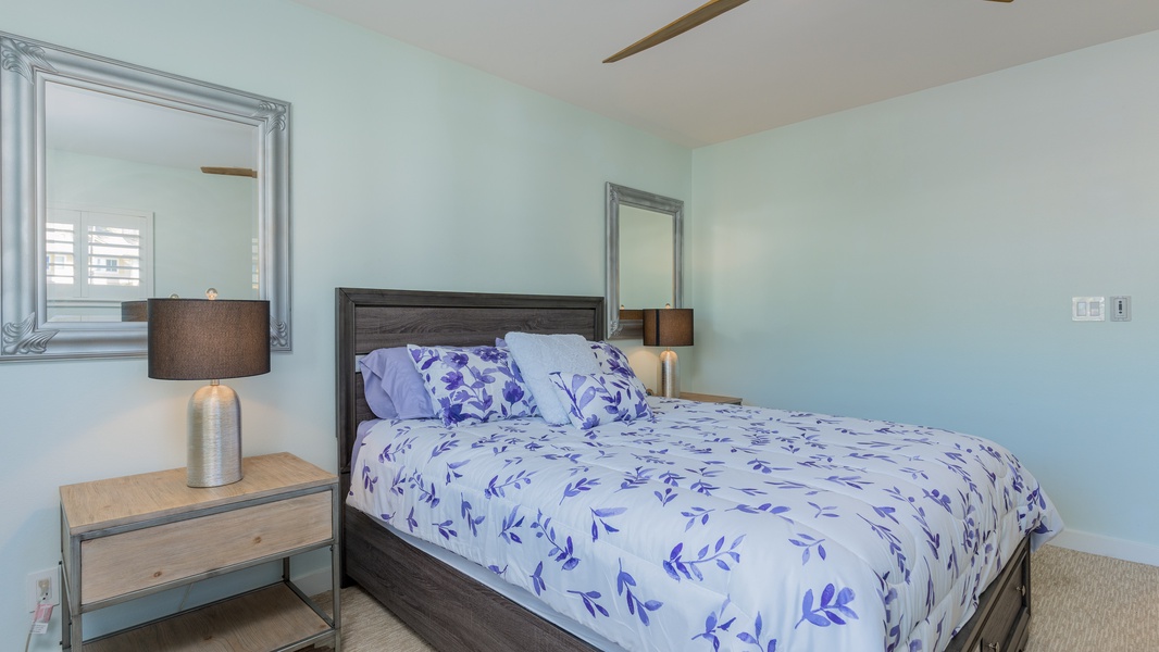 Enjoy the views and the television in the second guest bedroom.