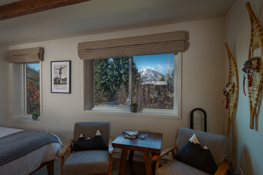 Sip your morning coffee while soaking in nature's wonders right from the comfort of your cozy nook.