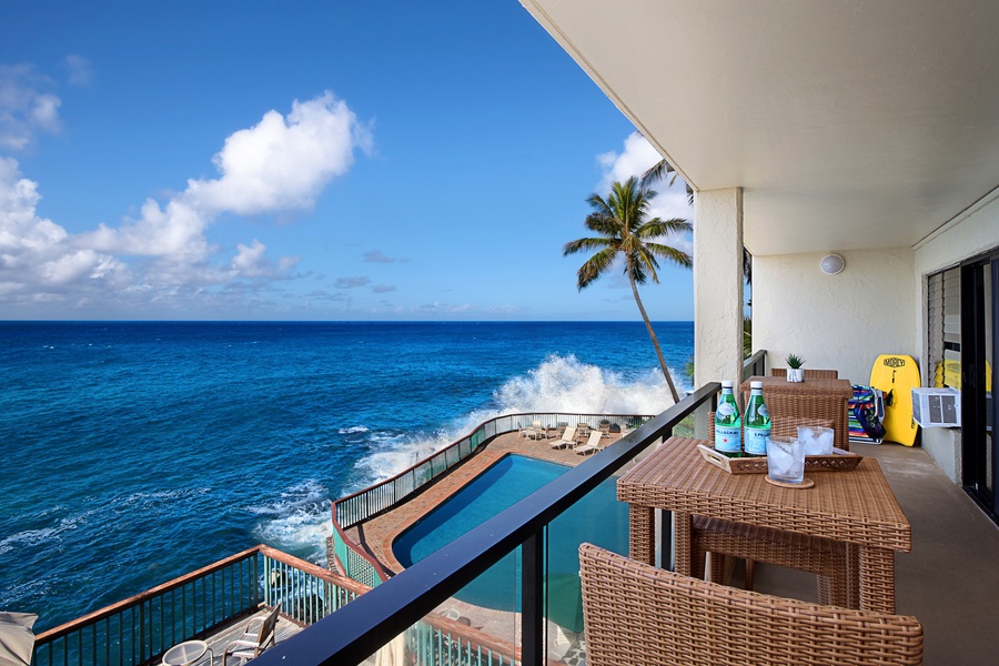 Pool view from lanai