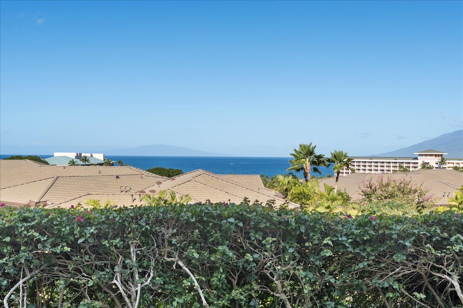 Enjoy the ocean views from the lanai.