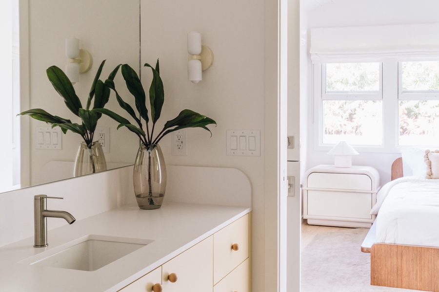 Bright and thoughtfully designed with clean finishes and a calming aesthetic.