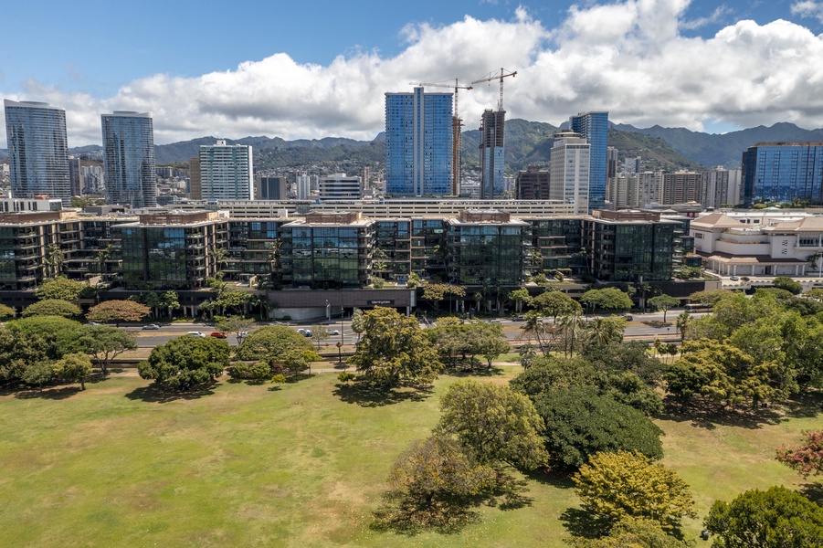 The Park Lane Ala Moana complex is in Oahu's trendy Kaka'ako neighborhood