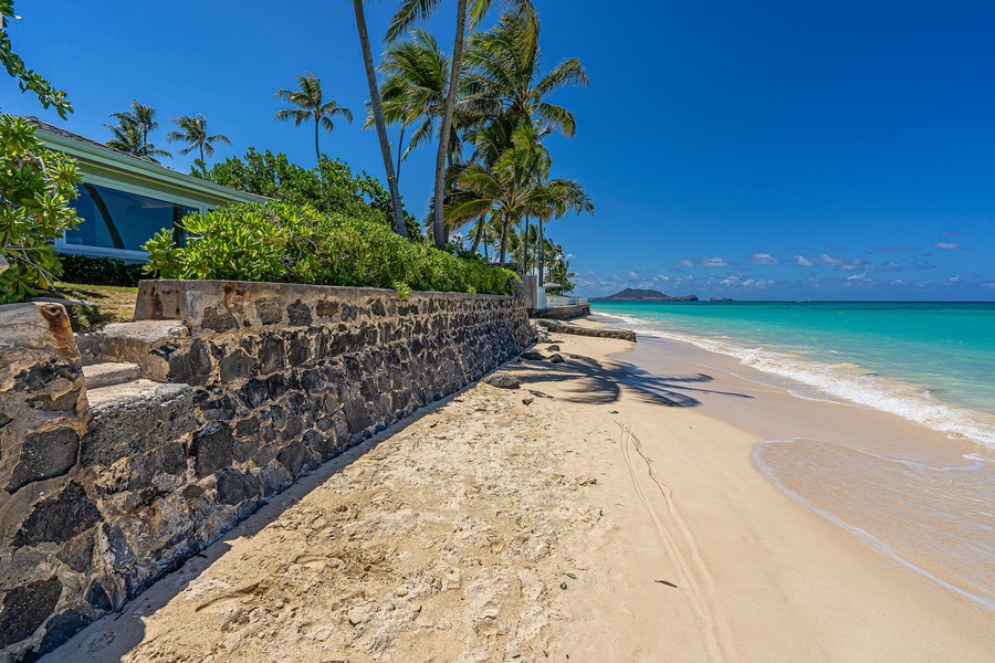 Private Lanikai Beach access is available to you just beyond your backyard