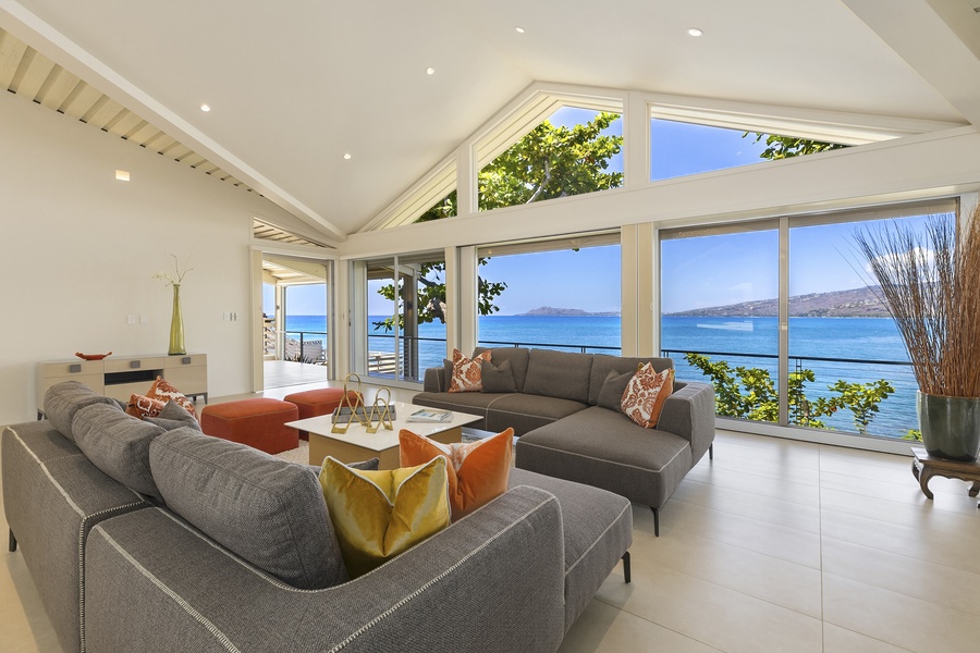 Family Room with Ocean Views