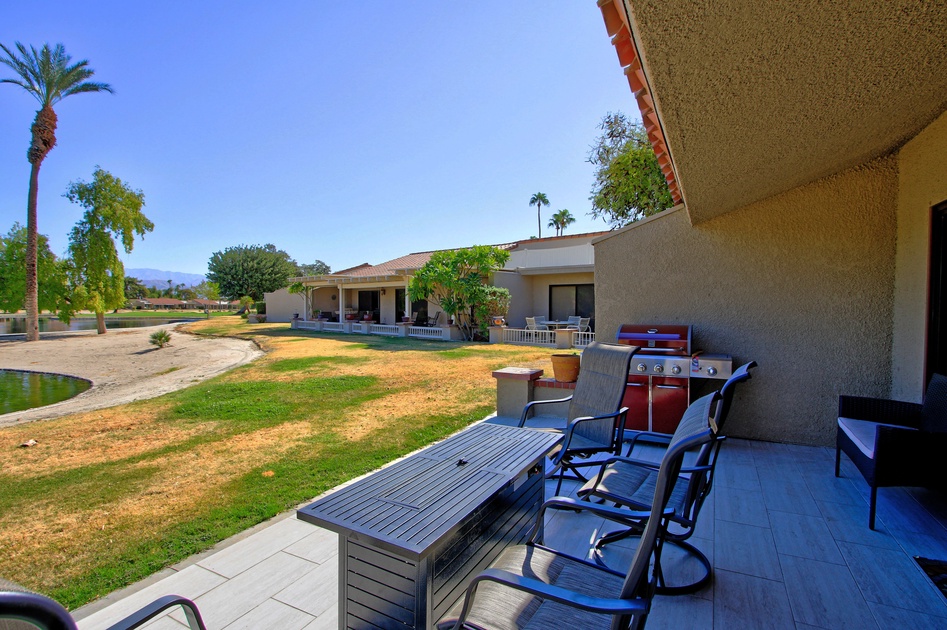 Patio with BBQ