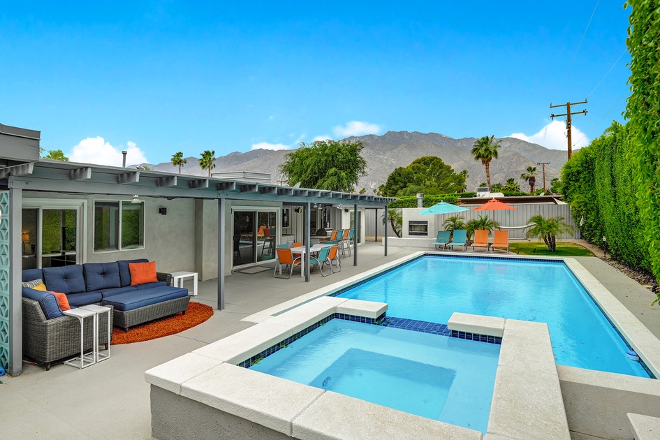 Teal and Tangerine Retreat