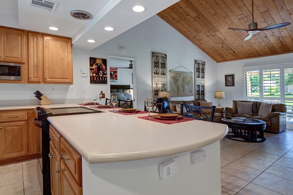KITCHEN TO LIVING ROOM