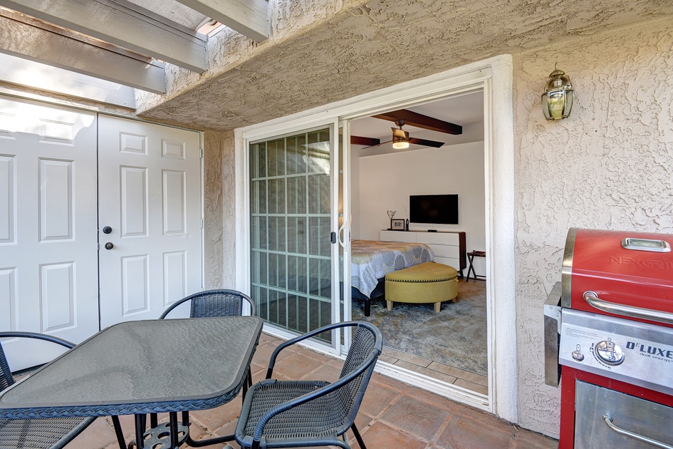 PATIO OFF BEDROOM TO BEDROOM