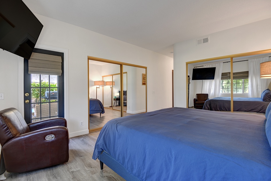 MAIN BEDROOM OVER BED
