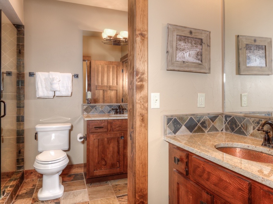 Guest Bathroom in Downstairs Den