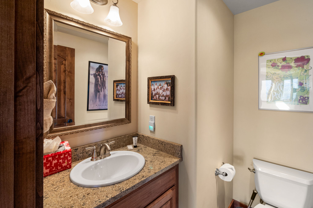 Half Bathroom in Downstairs Den