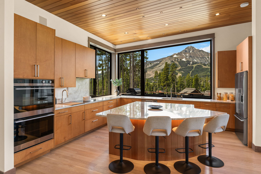 Views of Lone Peak from the Kitchen
