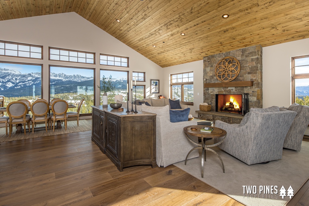 Open Concept Living and Dining Area