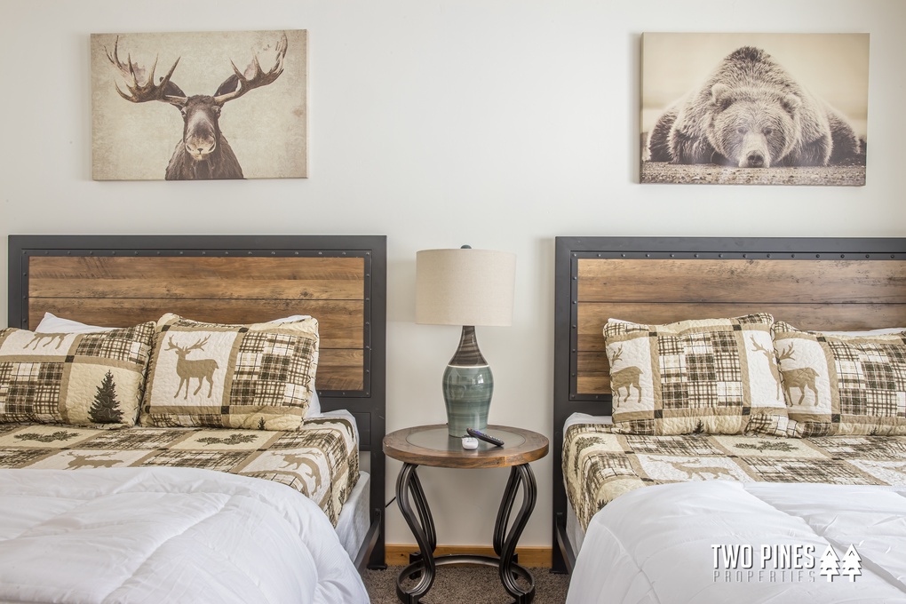 3rd Guest Bedroom with 2 Queen Beds