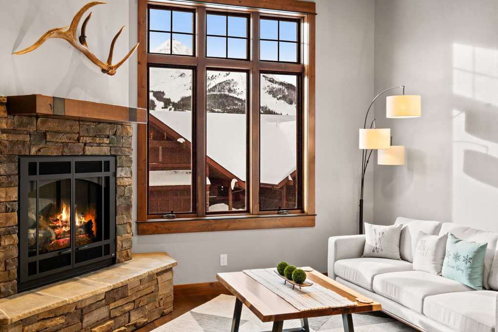 Lone Peak Views from Living Room