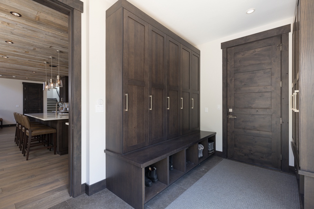 Entryway / Mudroom - Access to Dining Room and Private Deck