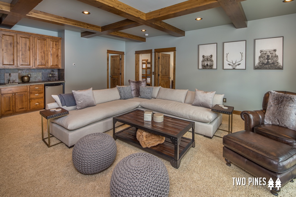 Seating for Many in Second Living Space