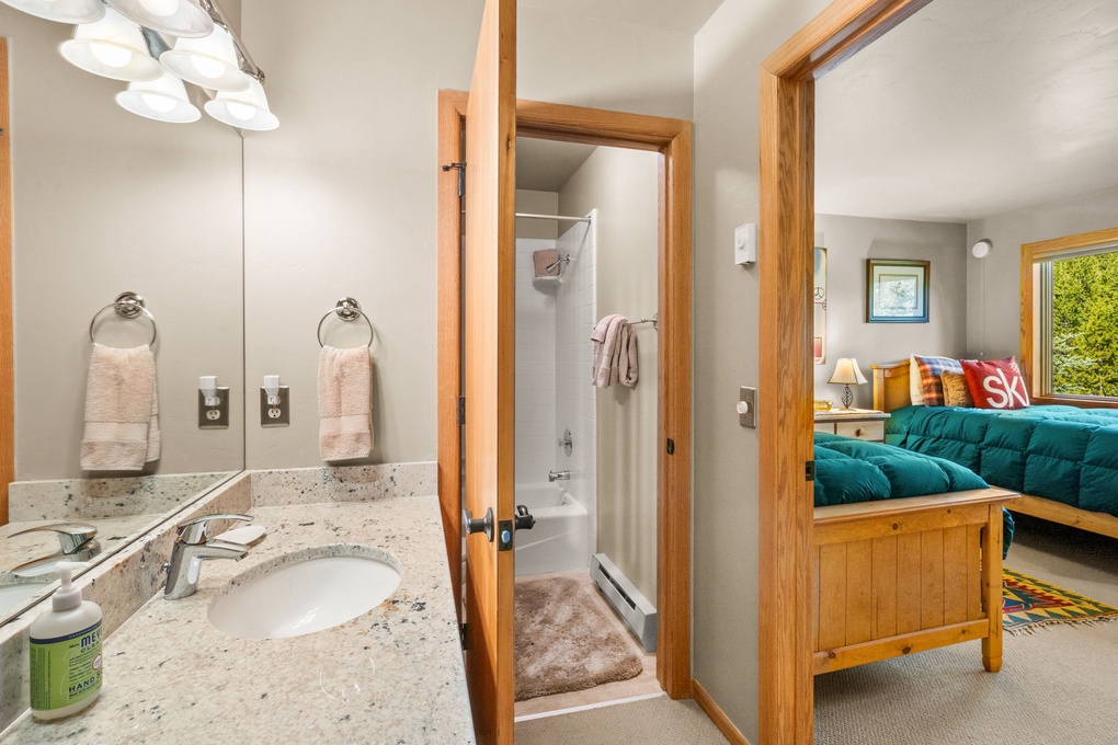 Guest Bedroom 2 Shared Full Bath (main floor)