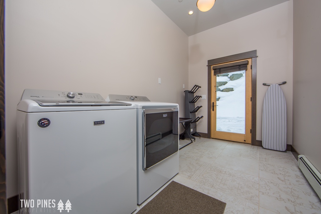 Laundry Room with Boot Warmer