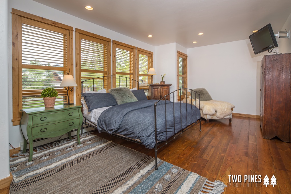 Main Level Primary Bedroom with King Bed