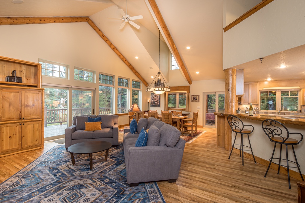 Living Room and Dining Area