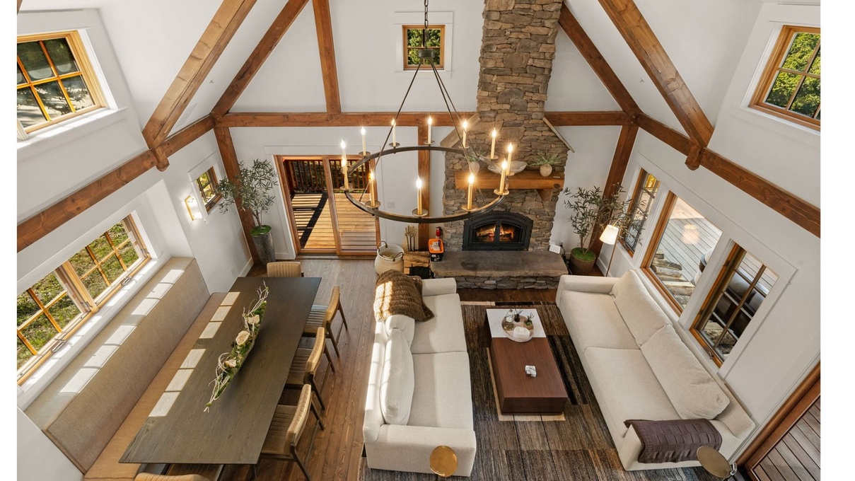 Living Room and Dining Area