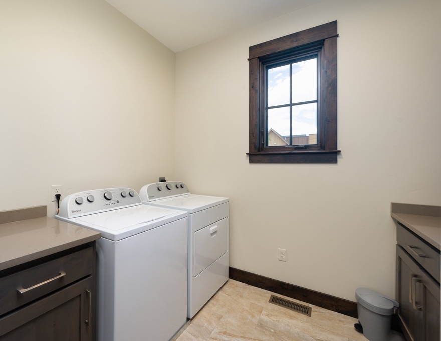 Laundry Room on the Upper Level