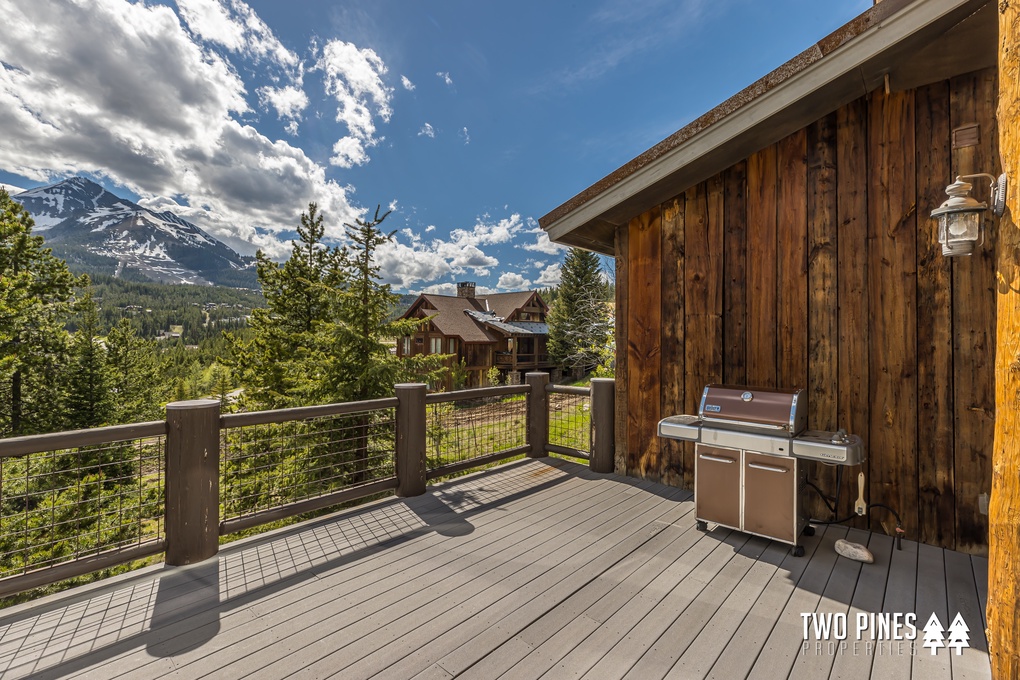Private Patio with Gas Grill