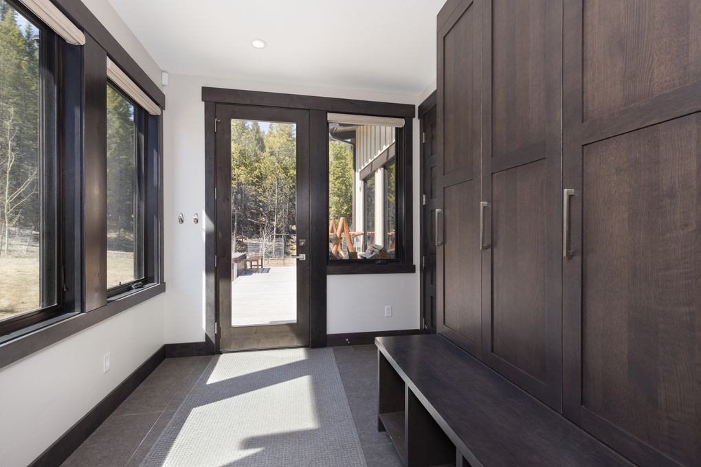 Entryway / Mudroom - Access to Dining Room and Private Deck