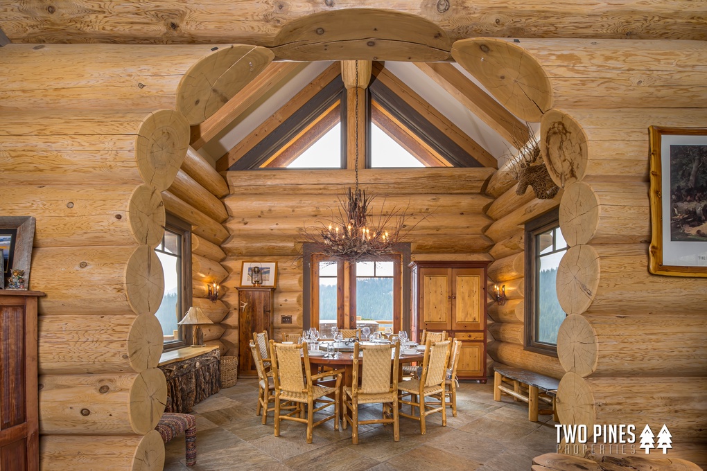 Entrance to Dining Room with Dining for Ten